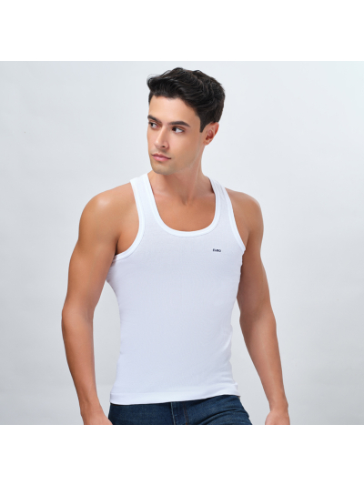 Euro Classic Cotton Round Neck Vest | |Derby Rib Fabric| 100% Super Combed Cotton | Stretchable, Breathable & Comfortable
