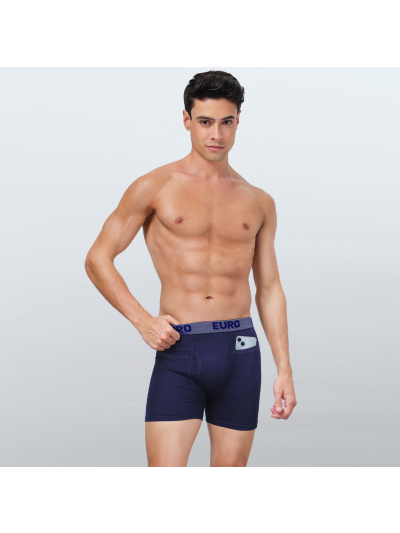 Euro Micra Pocket Long Trunk | Ultra-Soft & Breathable | Stretchable Fit | All-Day Comfort 