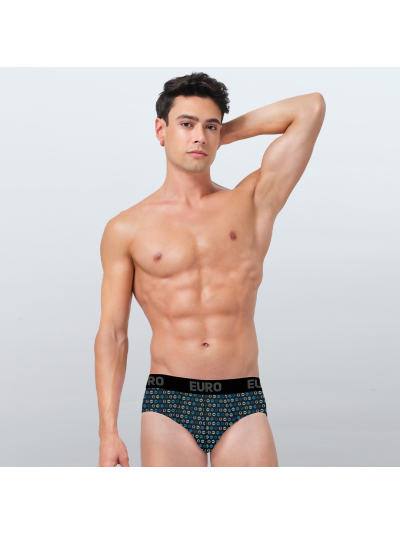 EURO MICRA BRIEF ASSORTED PRINT PACK OF 1