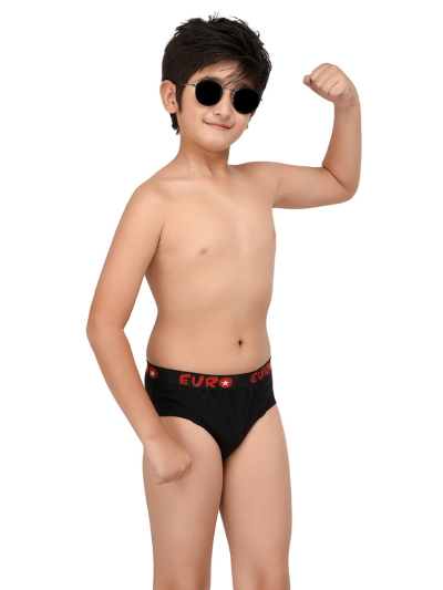 Euro Micra Junior Brief Assorted Colour Pack Of 1