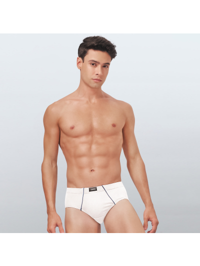 Euro Plain Brief White Pack Of 1