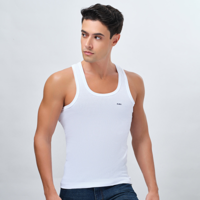 Euro Classic Cotton Round Neck Vest | |Derby Rib Fabric| 100% Super Combed Cotton | Stretchable, Breathable & Comfortable