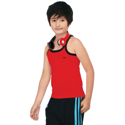 Euro Micra Gym Junior Vest Assorted Colour Pack Of 1